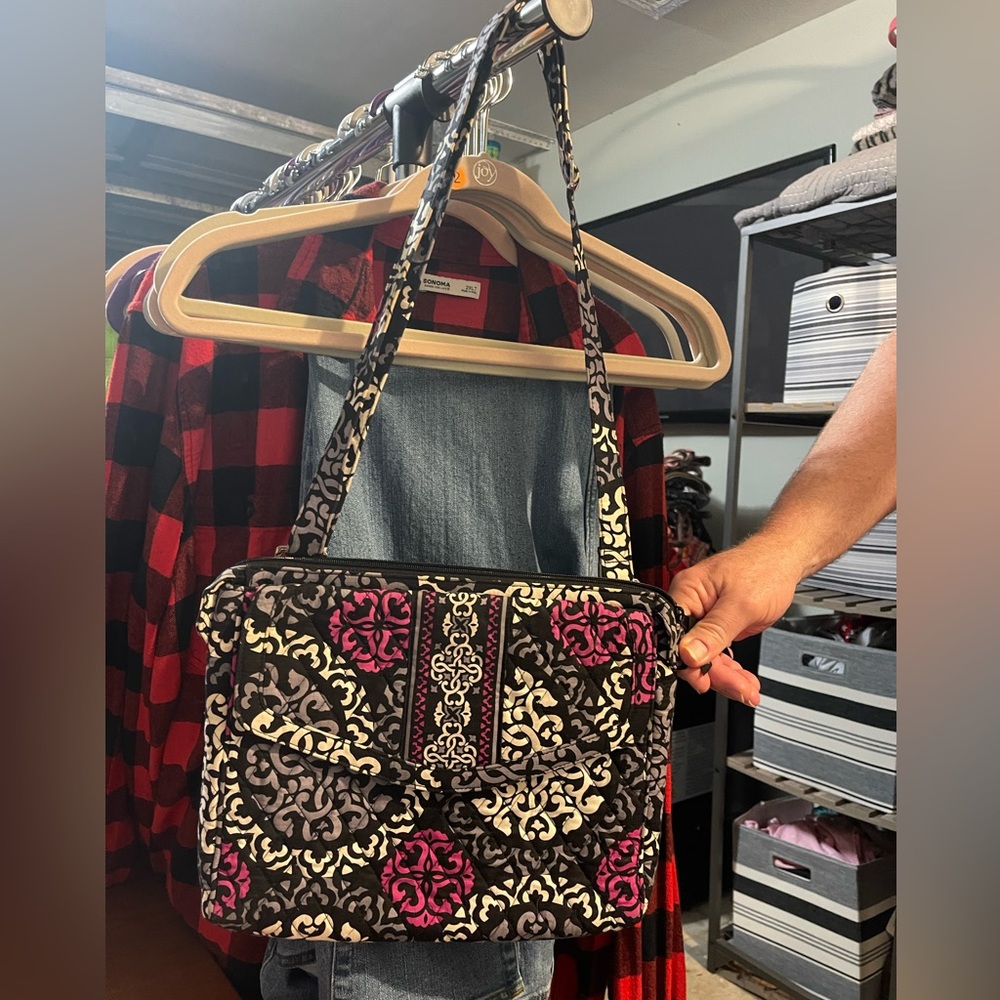 Canter-berry magenta Vera Bradley crossbody